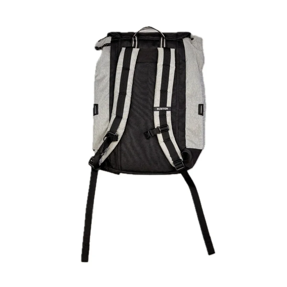 Burton Rucksack‎ Backpack Grey Heather Black Hiking Commuter Bag Padded Laptop
